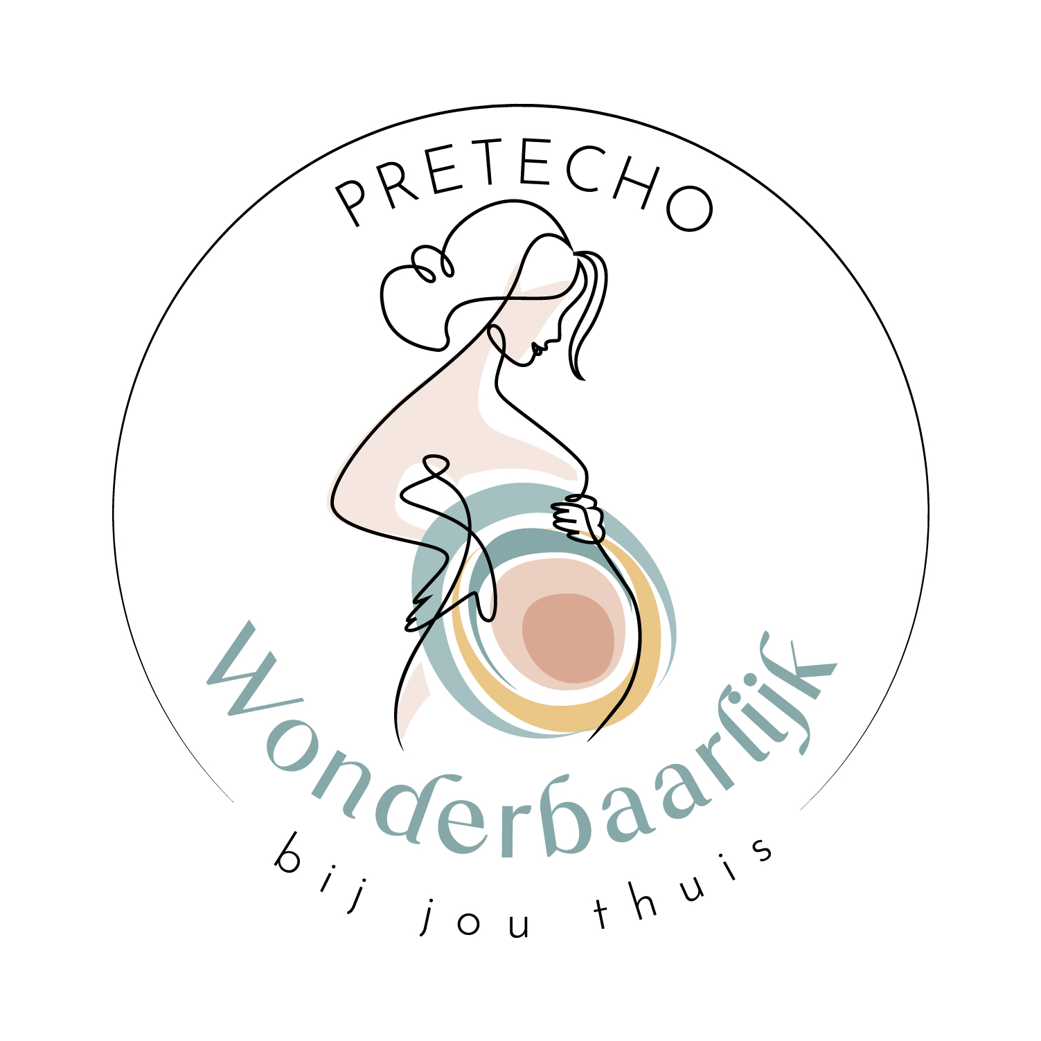 Het logo van Pretecho Wonderbaarlijk.